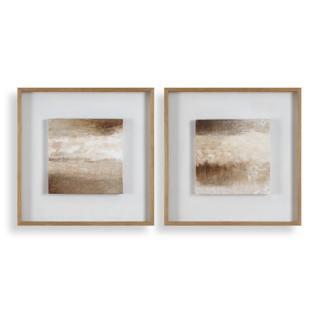 Between Lines Hand Painted Canvases, S/2 – Art by Uttermost | Sutter & Vale