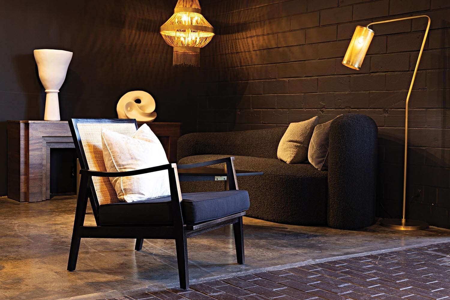 Traugott Sculpture, Fiber Cement in White — Noir Furniture