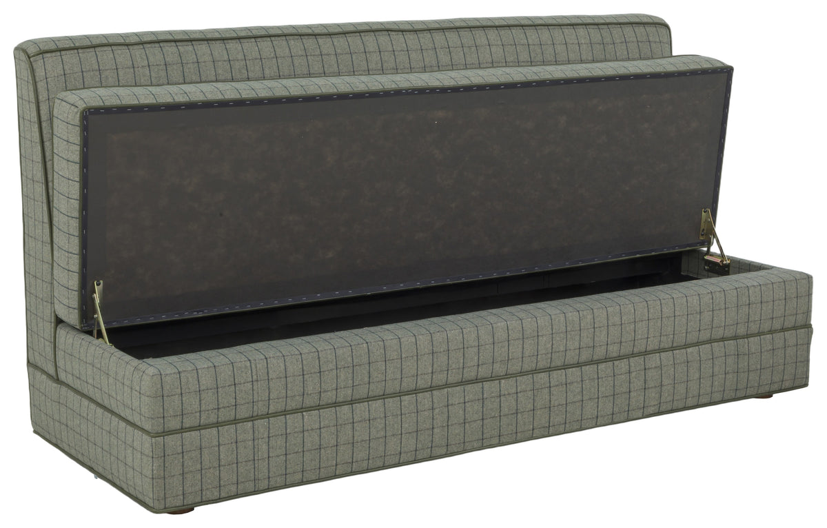 Palisades 72" Leather Armless Storage Banquette (L-3300-58) - Fairfield Chair