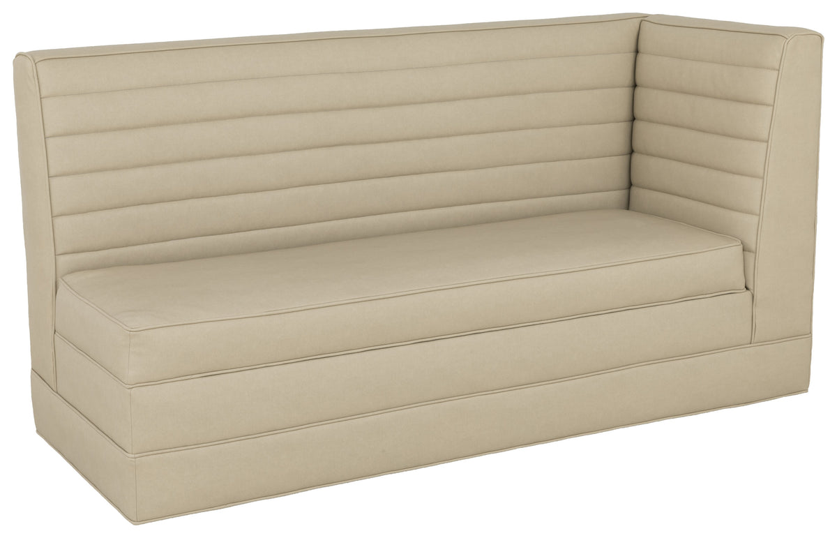 Palisades 72" Armless Storage Banquette with Right Corner (3301-24) - Fairfield Chair