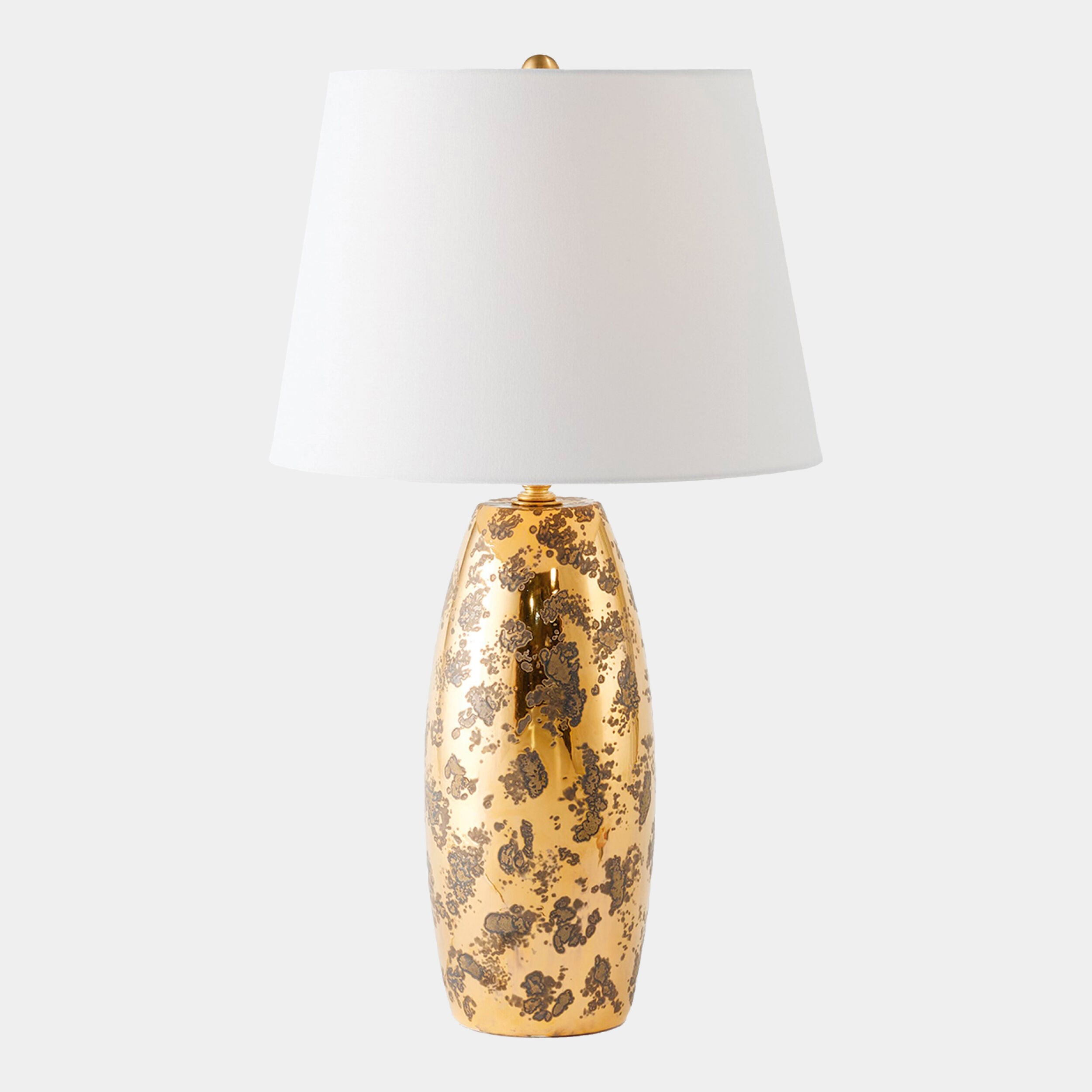 Ganoid Shiny Barrel Lamp-Gold