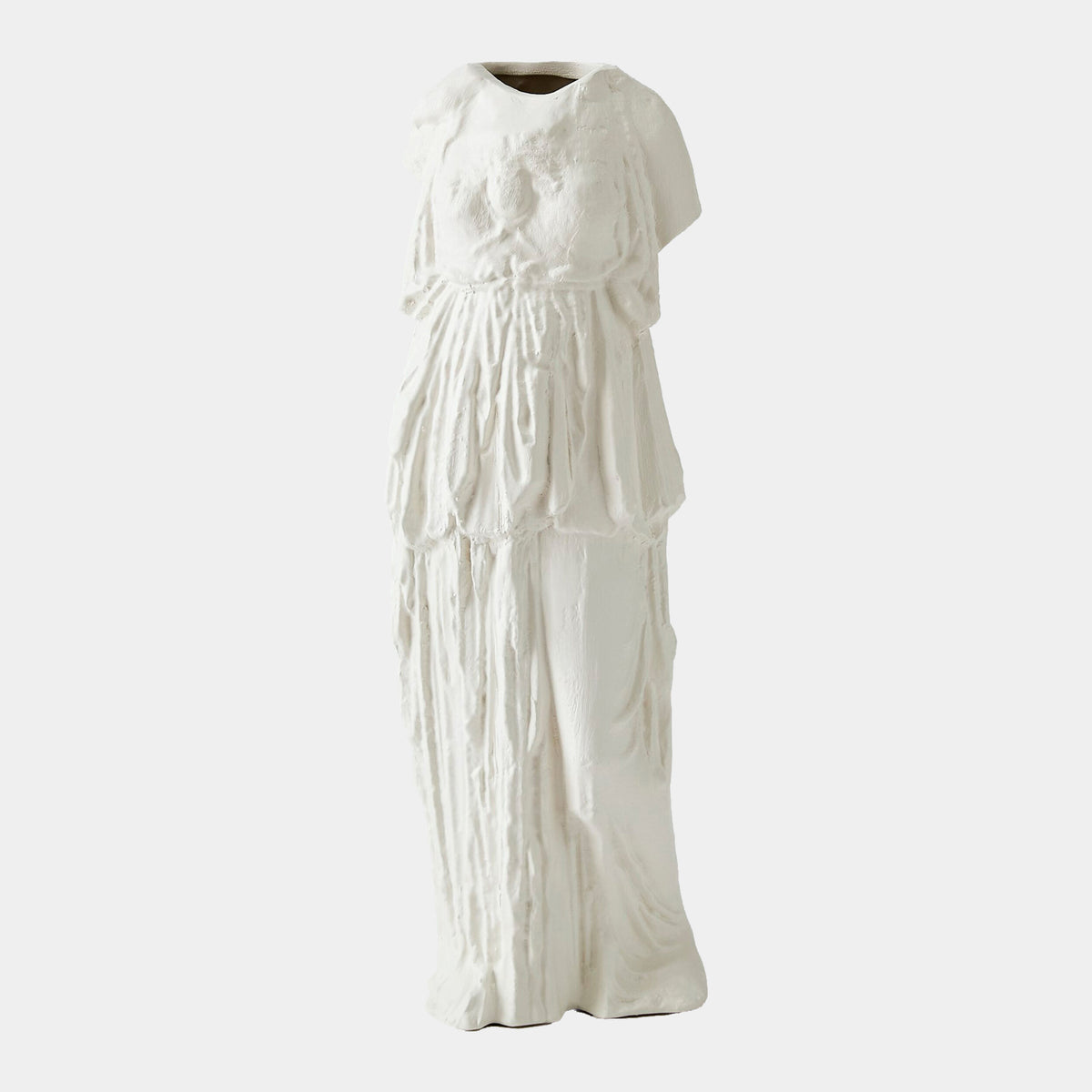 Greco Vase-Matte White-Sm