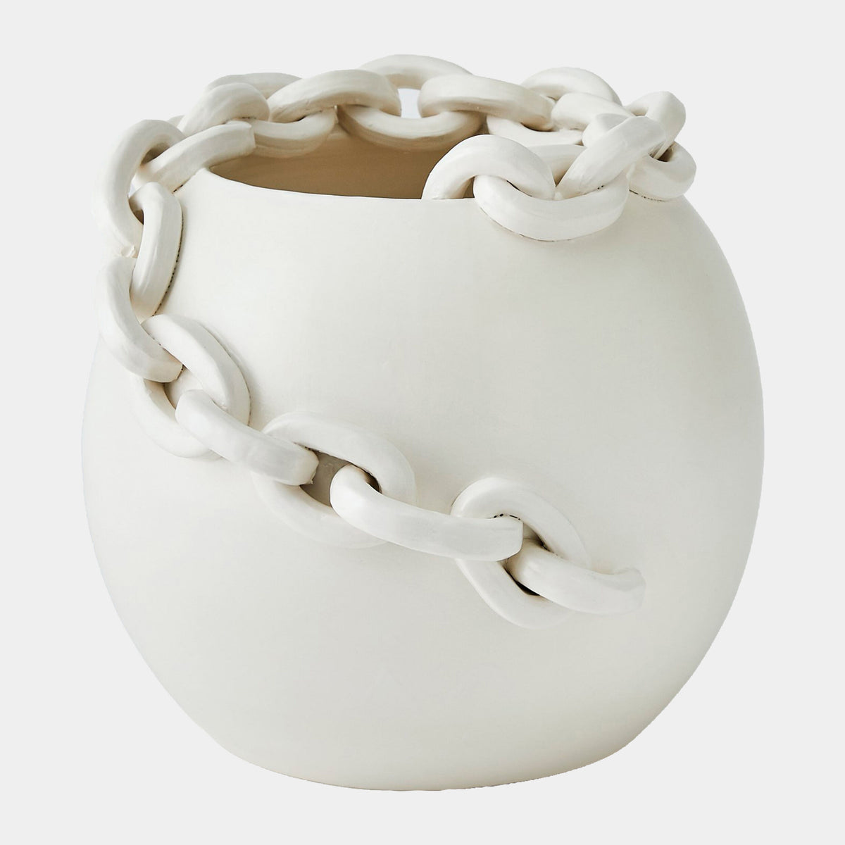 Catena Vase-Matte White