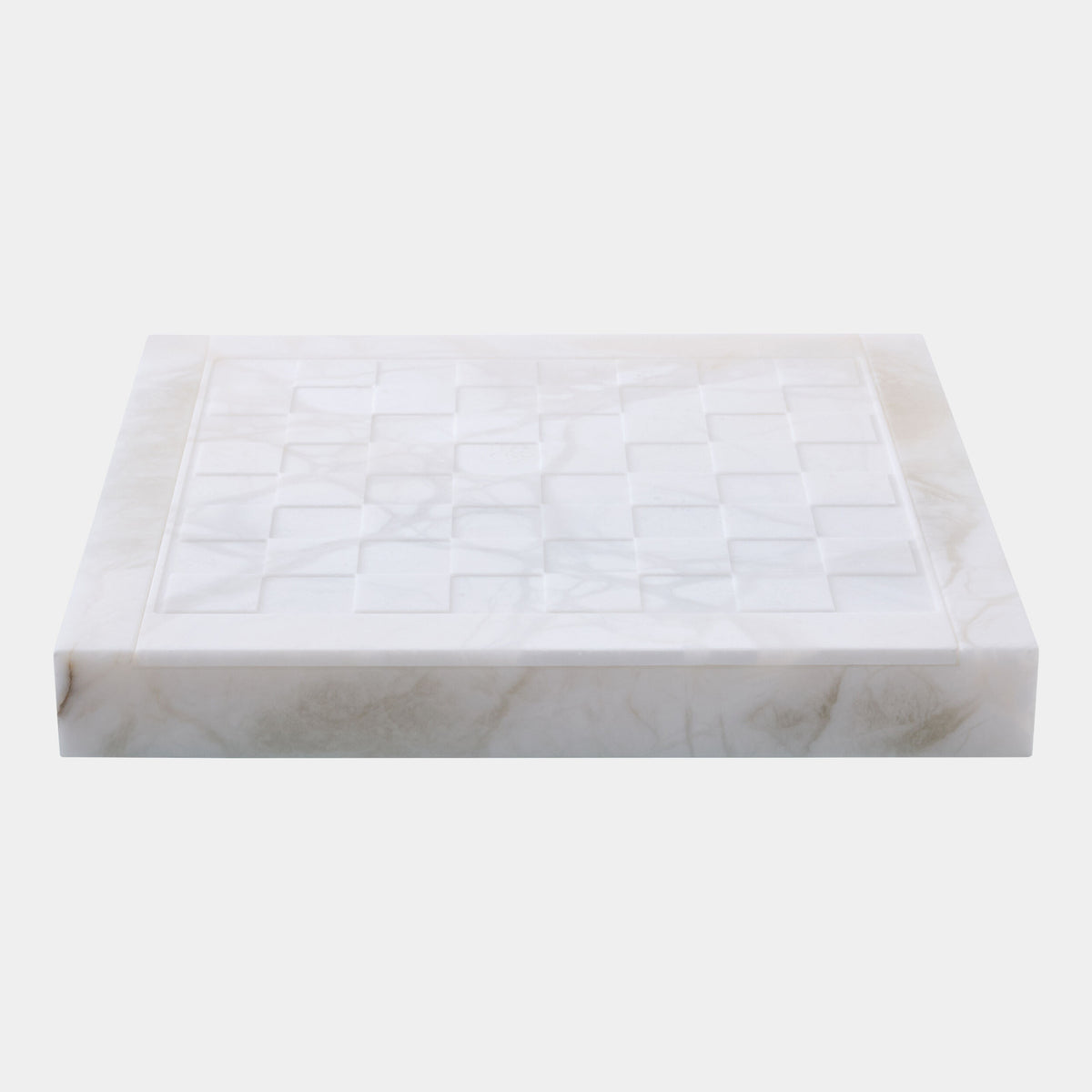 Augustus Alabaster Chess/Checkers Set