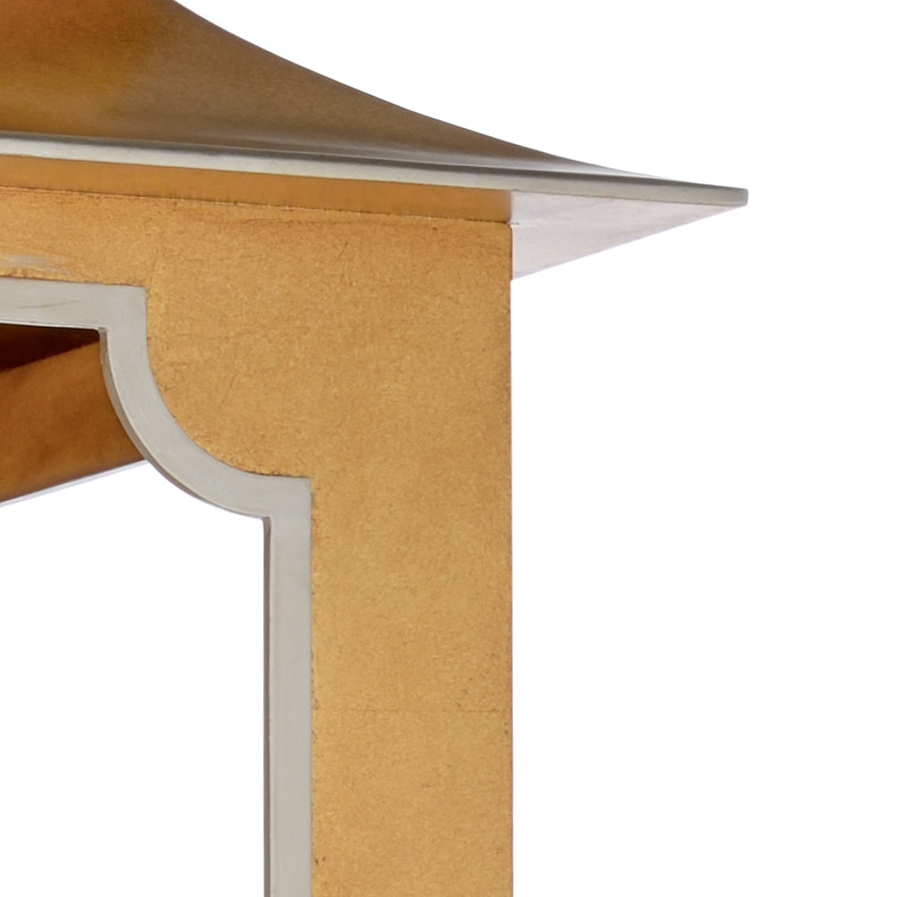 Tole Pagoda Lantern - Gold