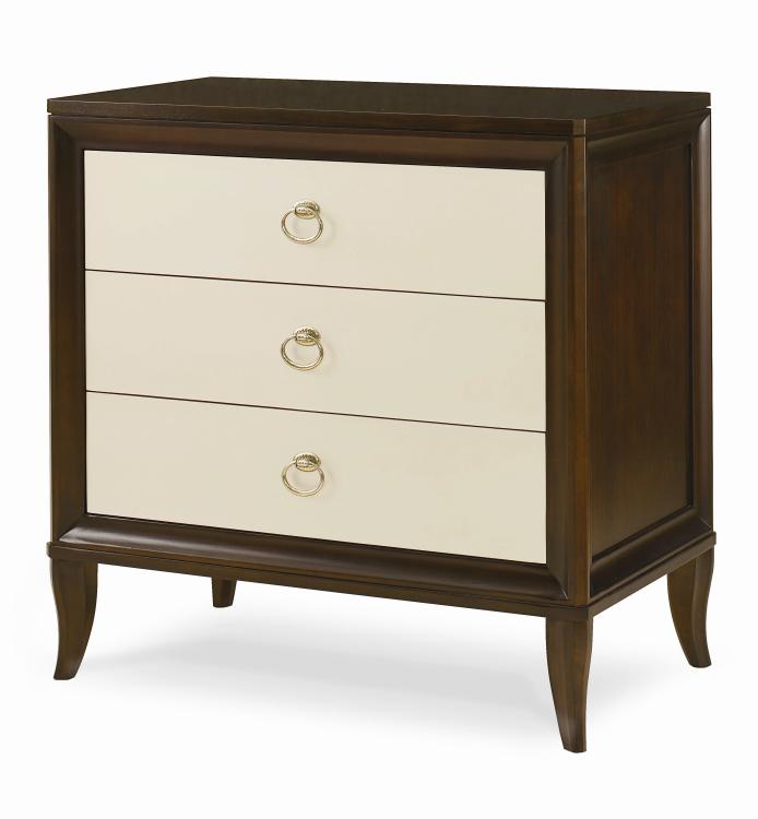 Tribeca Three Drawer Nightstand - Tribeca/Cream – Nightstands by Century Furniture | Sutter & Vale