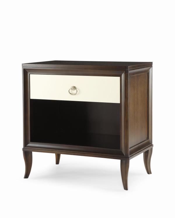 Tribeca Single Drawer Nightstand - Tribeca/Cream – Nightstands by Century Furniture | Sutter & Vale