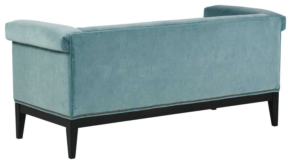 Greek Key Arm with Loose Seat Bench (33LF-10) - Fairfield Chair