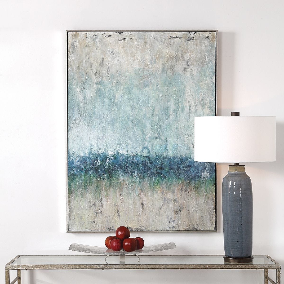 Tidal Wave Hand Painted Canvas – Art by Uttermost | Sutter & Vale