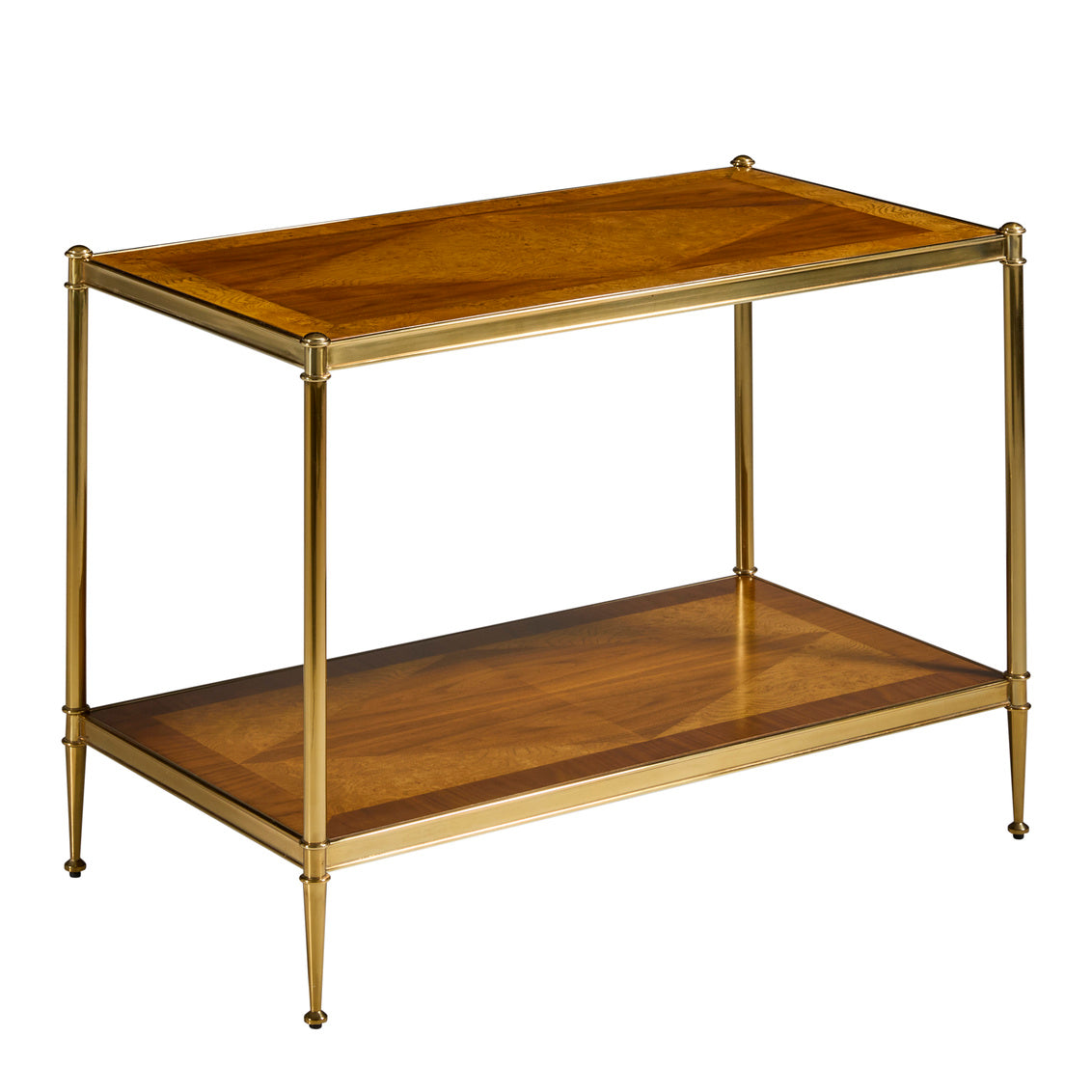 Modern History Oak Burl & Walnut End Table MH1212F01