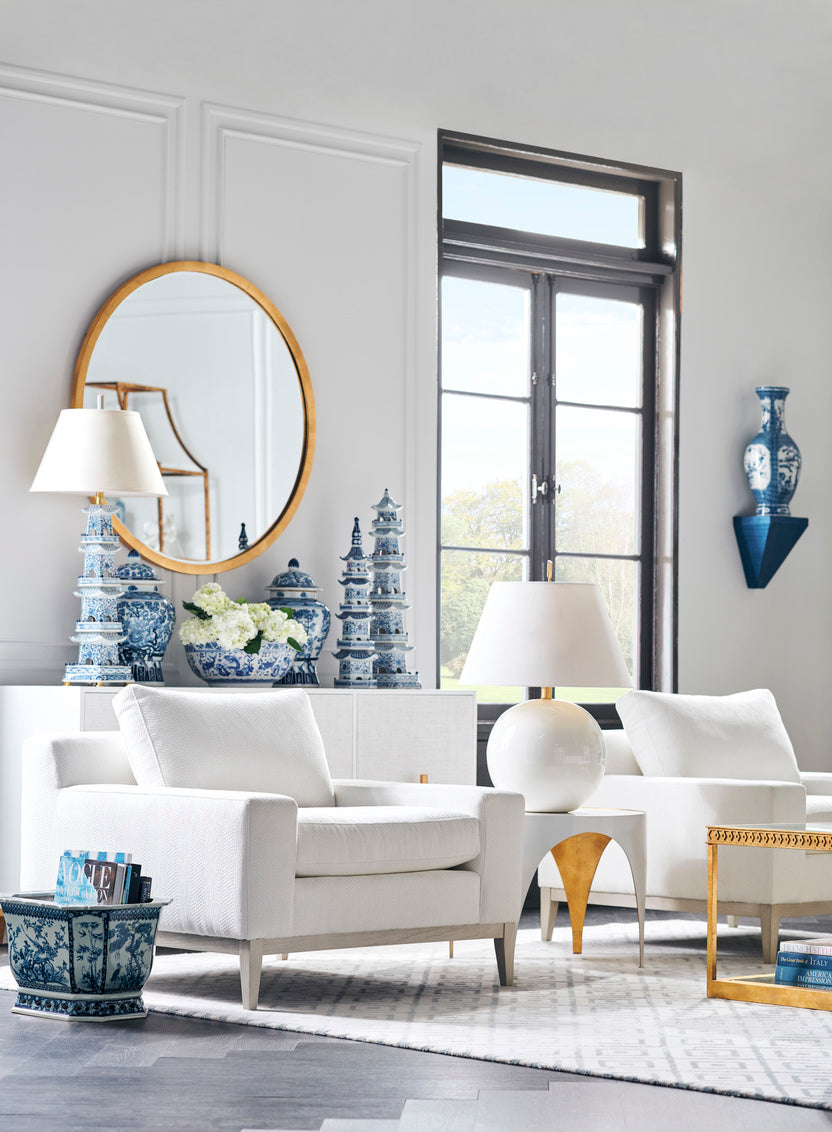 Blue Pagoda in 25 / Ceramic/Porcelain - Chelsea House