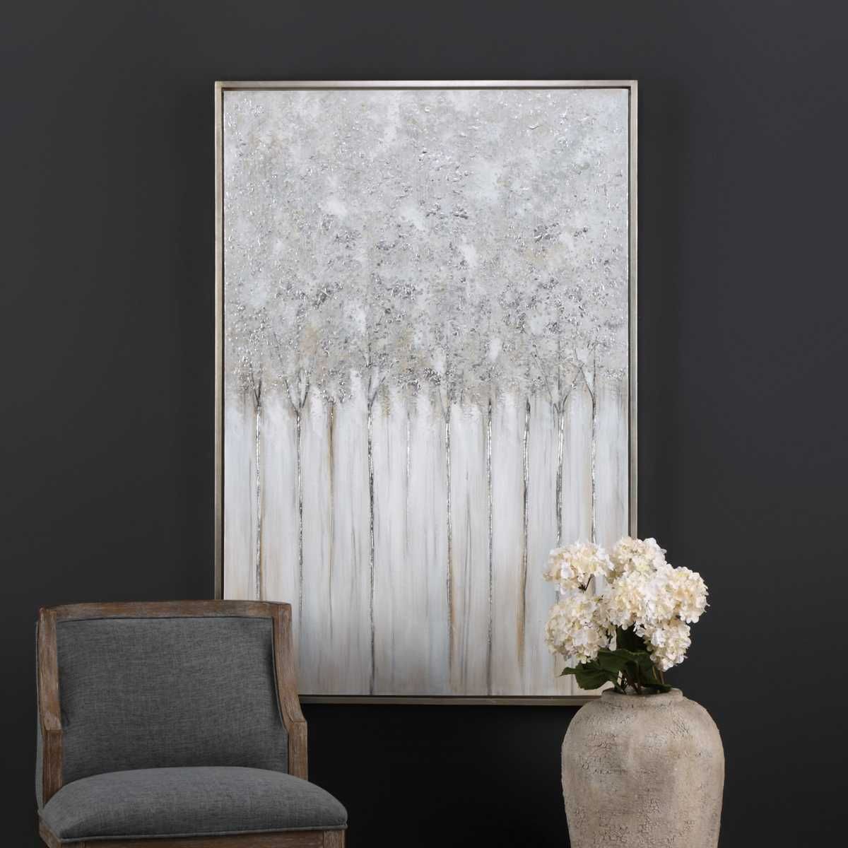 Strength In Numbers Hand Painted Canvas – Art by Uttermost | Sutter & Vale