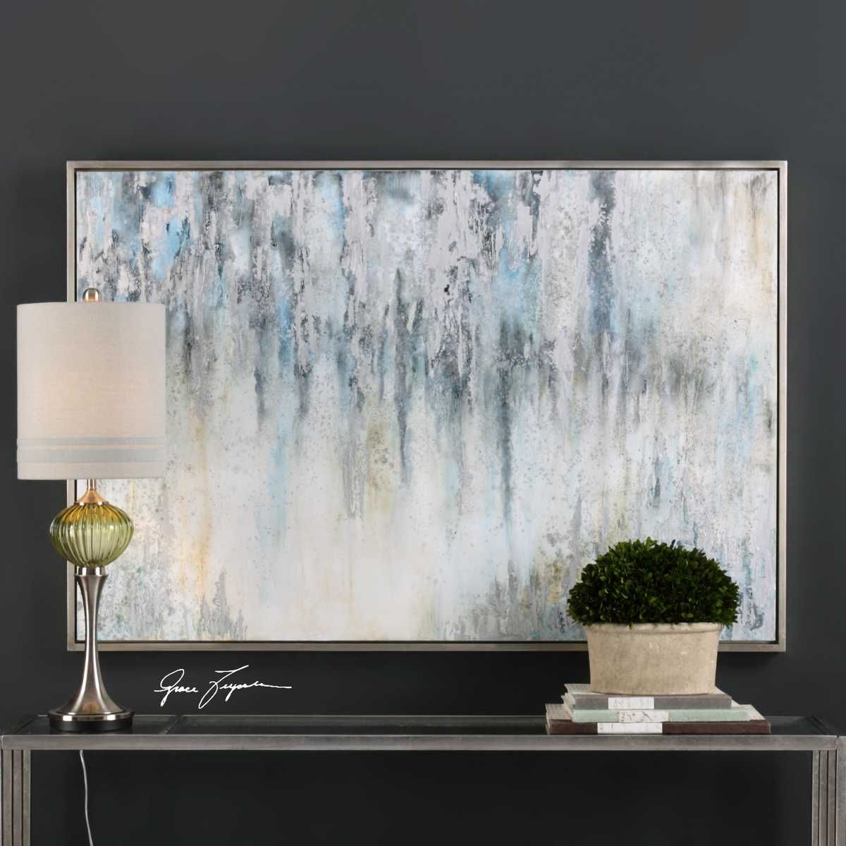 Overcast Hand Painted Canvas – Art by Uttermost | Sutter & Vale