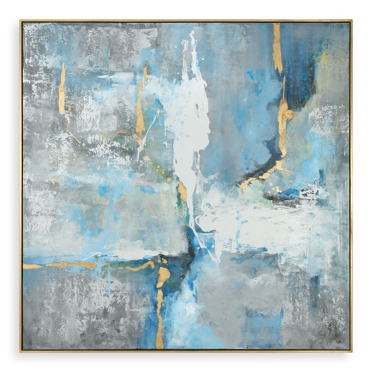 Meditation Hand Painted Canvas – Art by Uttermost | Sutter & Vale