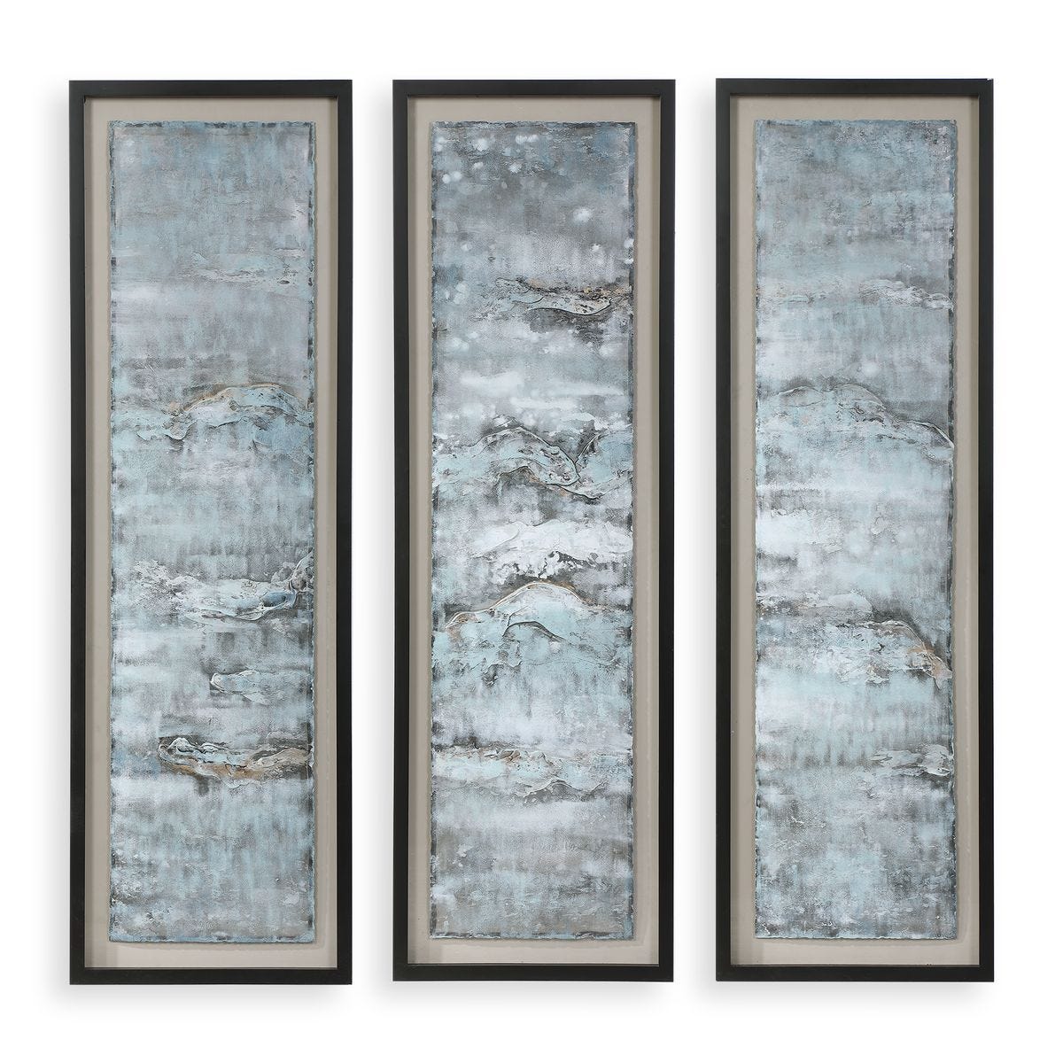 Ocean Swell Framed Prints, S/3, 3 Cartons – Art by Uttermost | Sutter & Vale