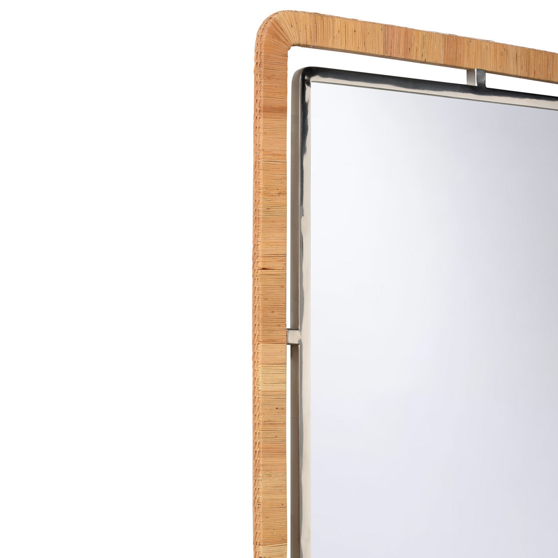 Baldein Mirror in 45 / Rattan - Chelsea House