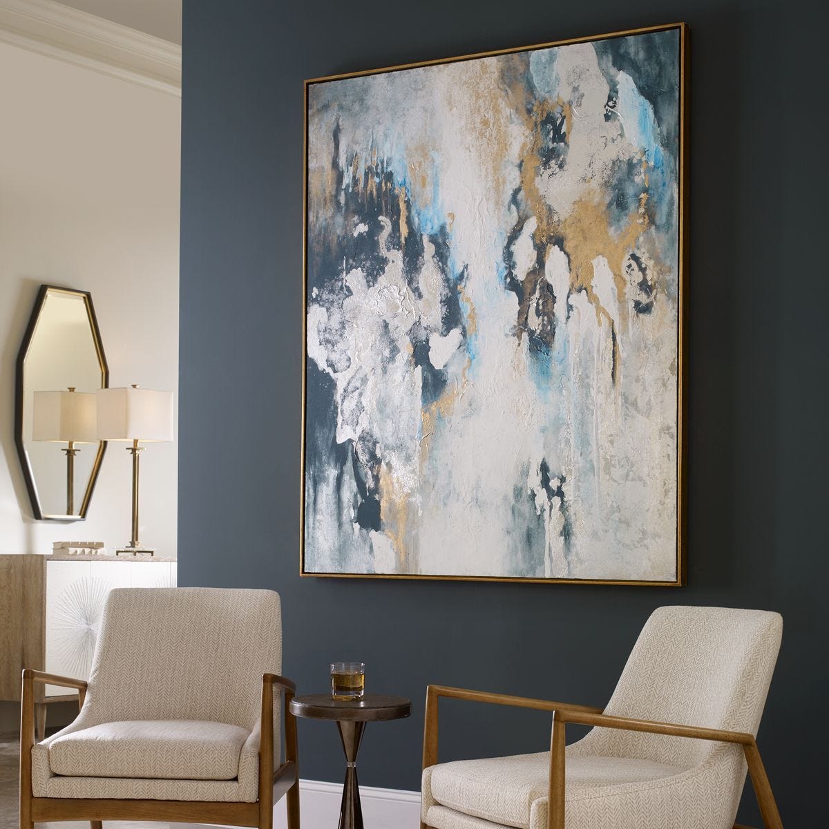 Stormy Seas Hand Painted Canvas – Art by Uttermost | Sutter & Vale