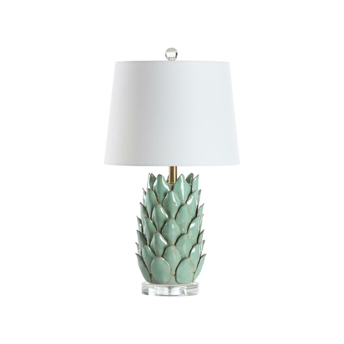 Issey Table Lamp in Celedon Glaze / Ceramic/Porcelain - Chelsea House