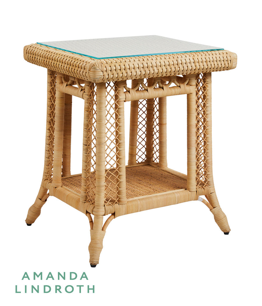 Hope Town Side Table in Natural / Rattan - Chelsea House