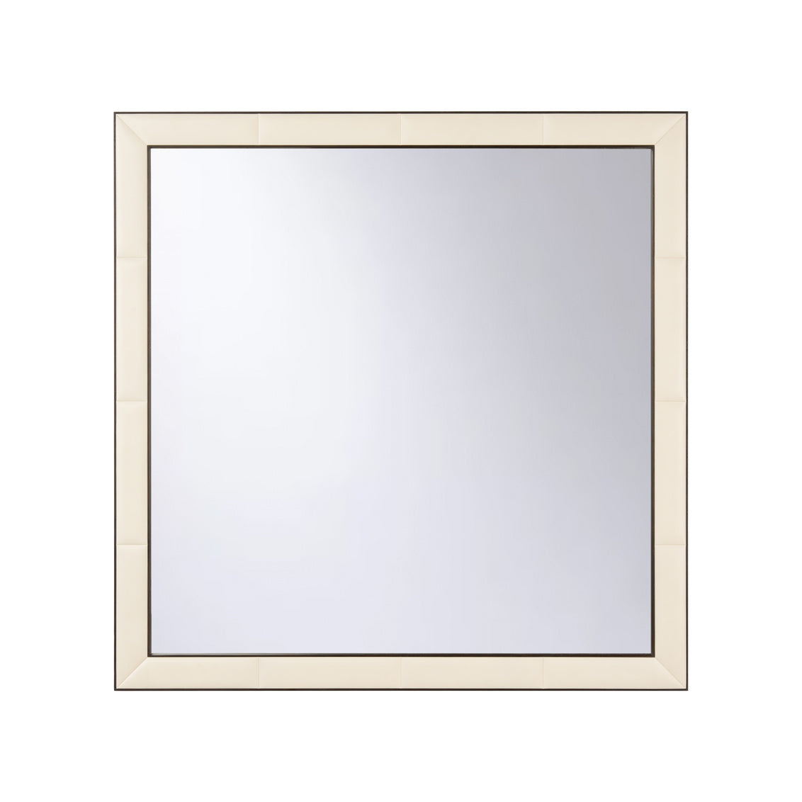 Luca Mirror in Dark Walnut/White / Wood - Chelsea House