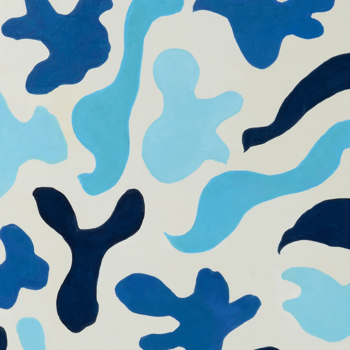 Cutouts in Blue in 47 / Canvas - Chelsea House