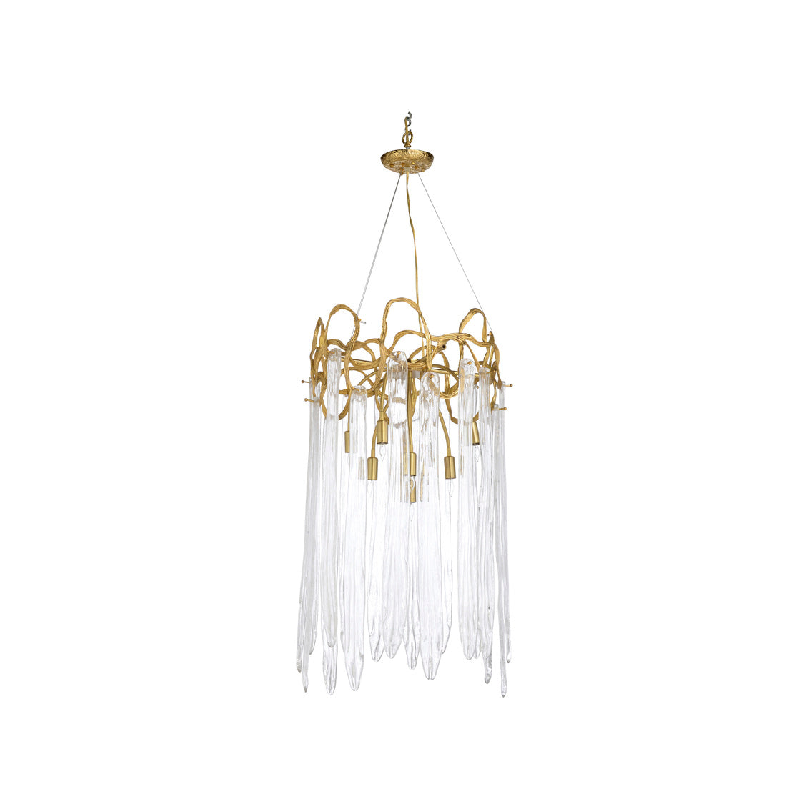 Sutton House Chandelier in 41 / Brass - Chelsea House