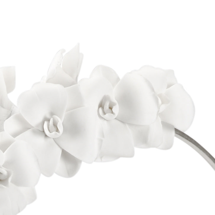 Orchid Stem - Silver (Med) in 27 / Ceramic/Porcelain - Chelsea House