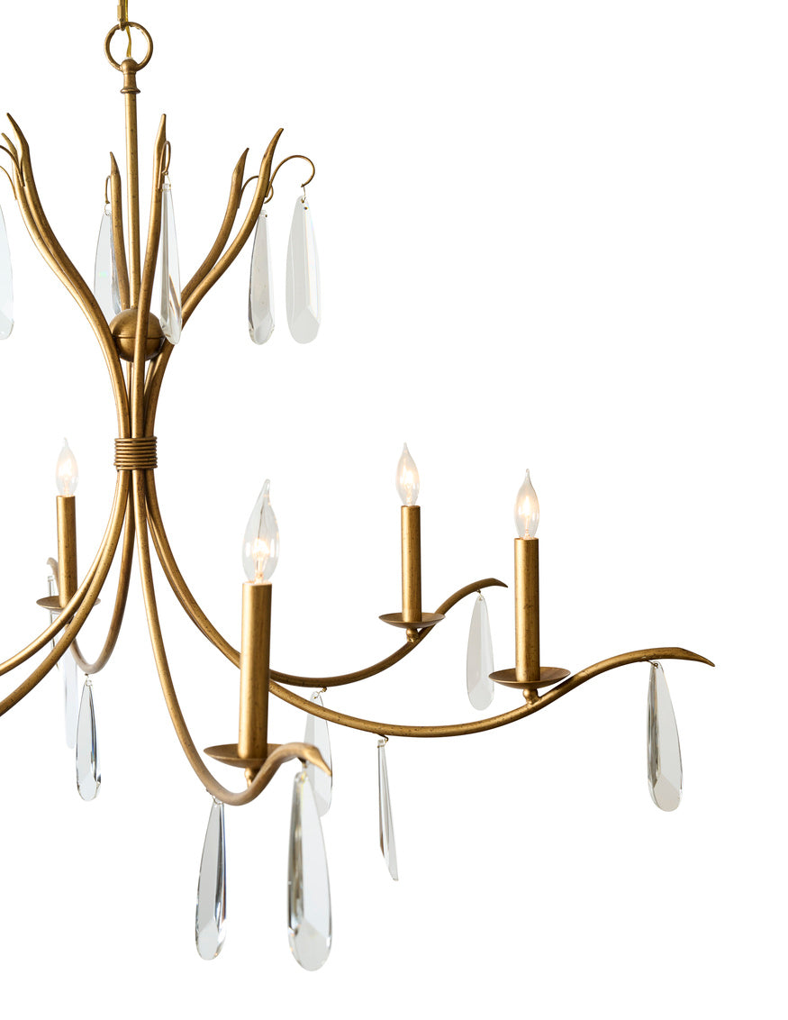 Giulia Chandelier in 34 / Iron - Chelsea House