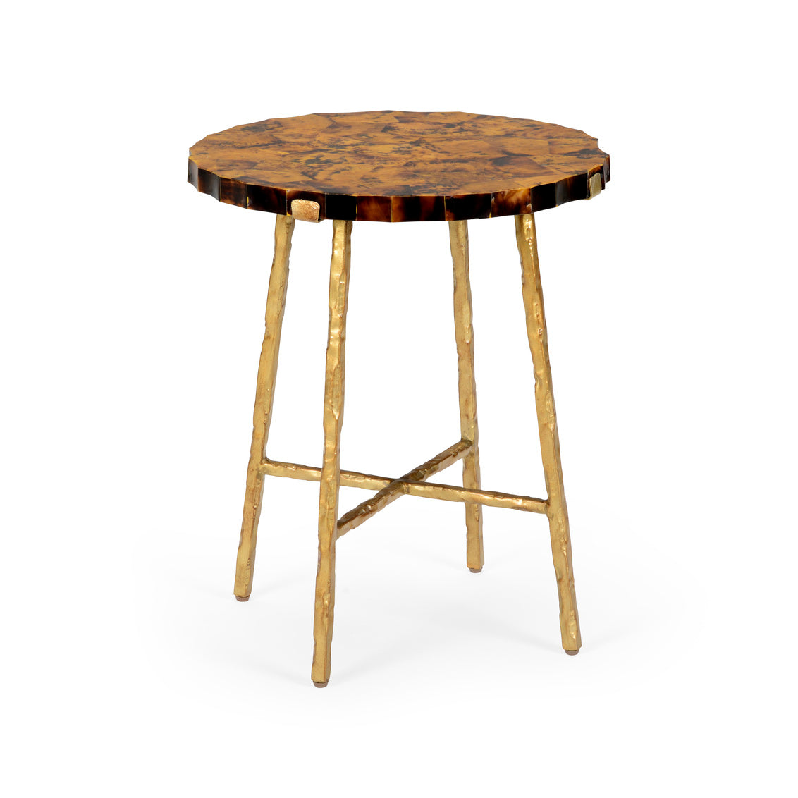Brown Penshell Side Table
