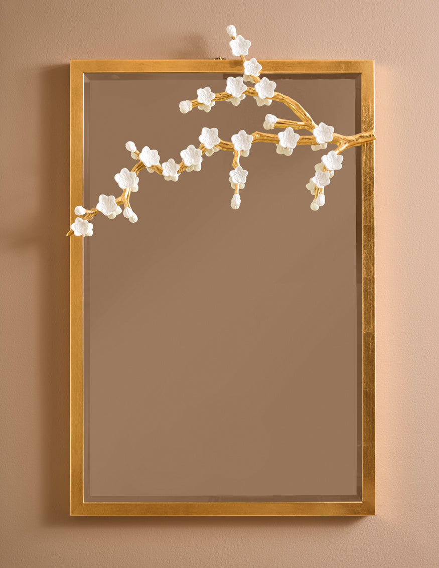 Cherry Blossom Mirror in 38.5 / Iron - Chelsea House