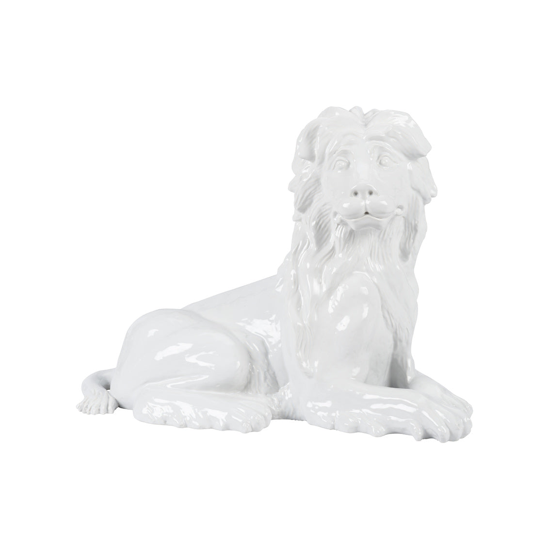 Meissen Lion in White Glaze / Ceramic/Porcelain - Chelsea House