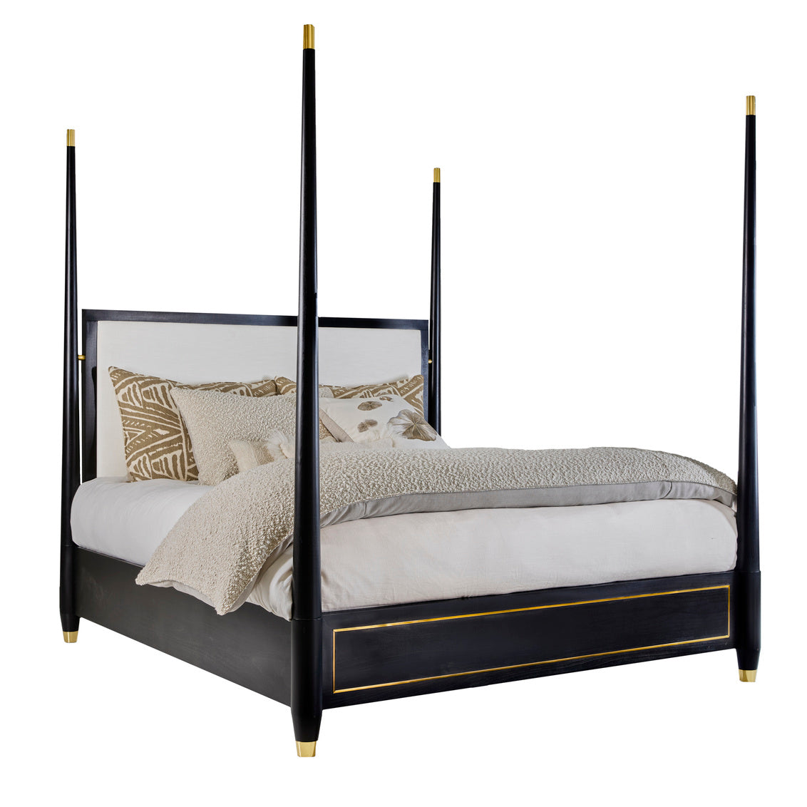 Modern History Concourde King Bed-Ebony MH1249F01