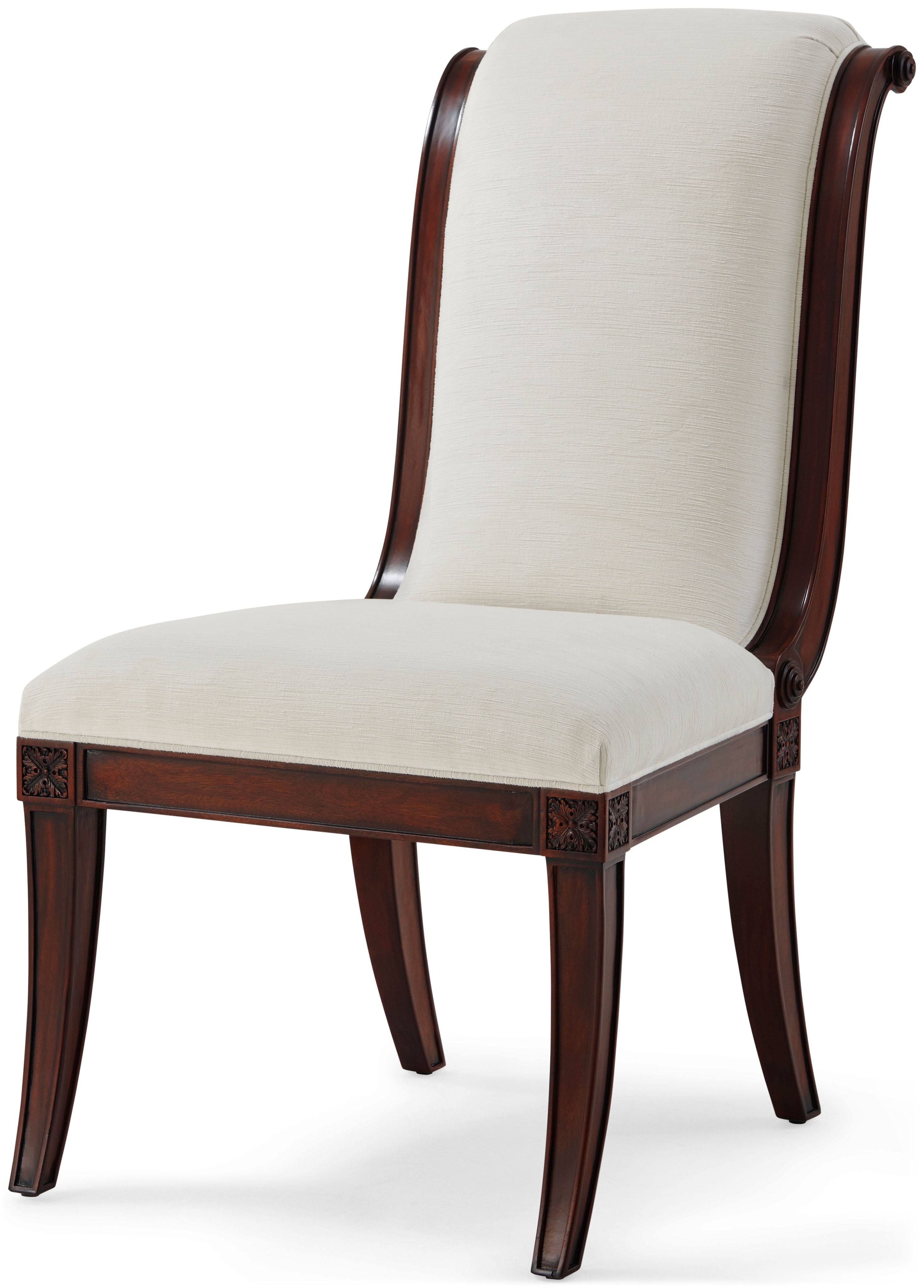 Gabrielle's Side Chair in Mahogany - Theodore Alexander