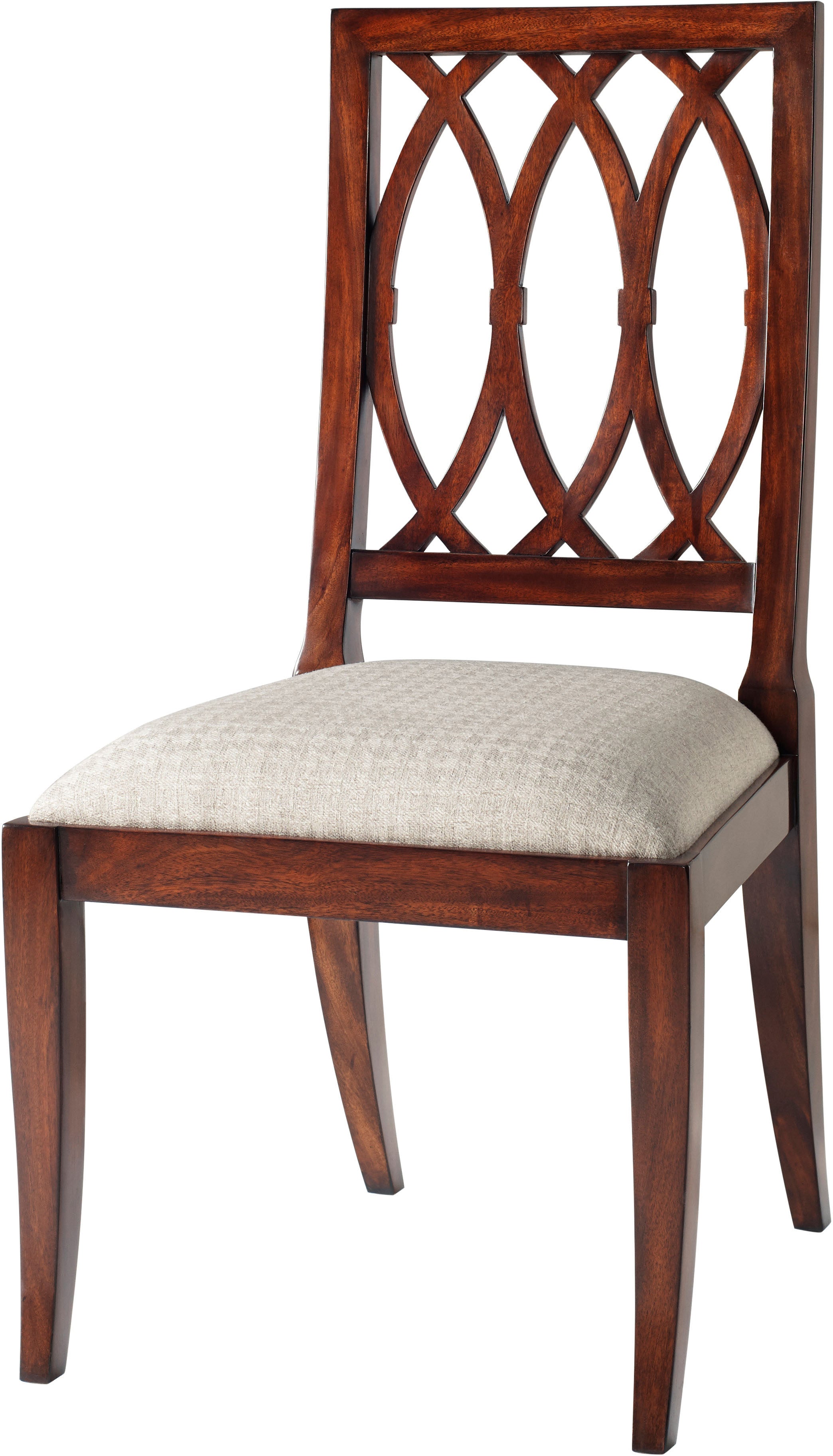 Lady Emily's Invitation Side chair in Mahogany - Theodore Alexander