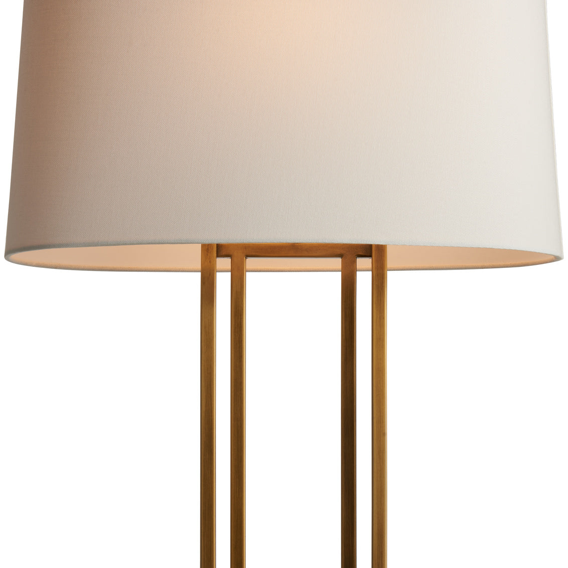 Odeon Floor Lamp - Aged Brass in 65.5 / Metal - Chelsea House