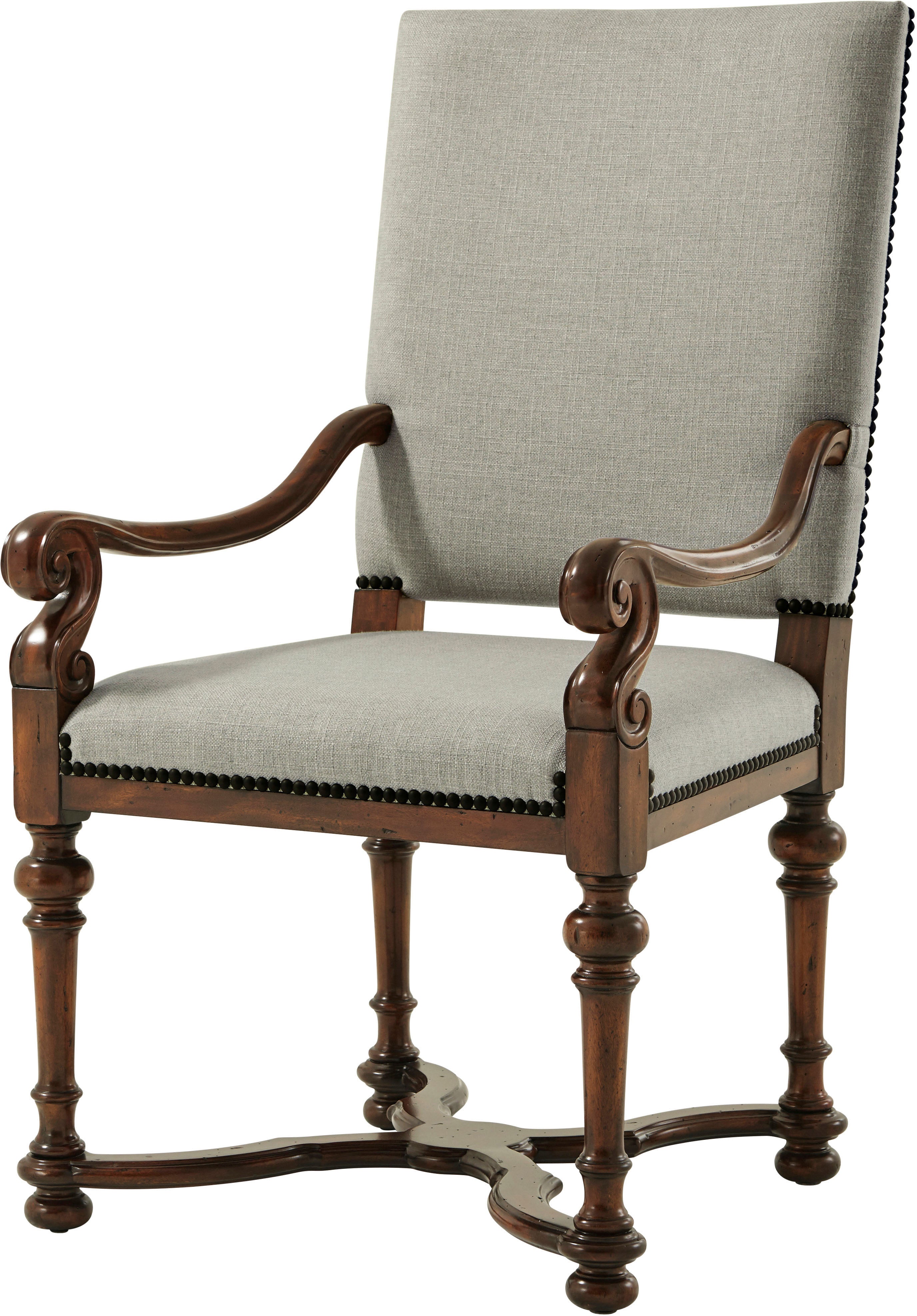 Cultivated Dining Armchair in Acacia - Theodore Alexander