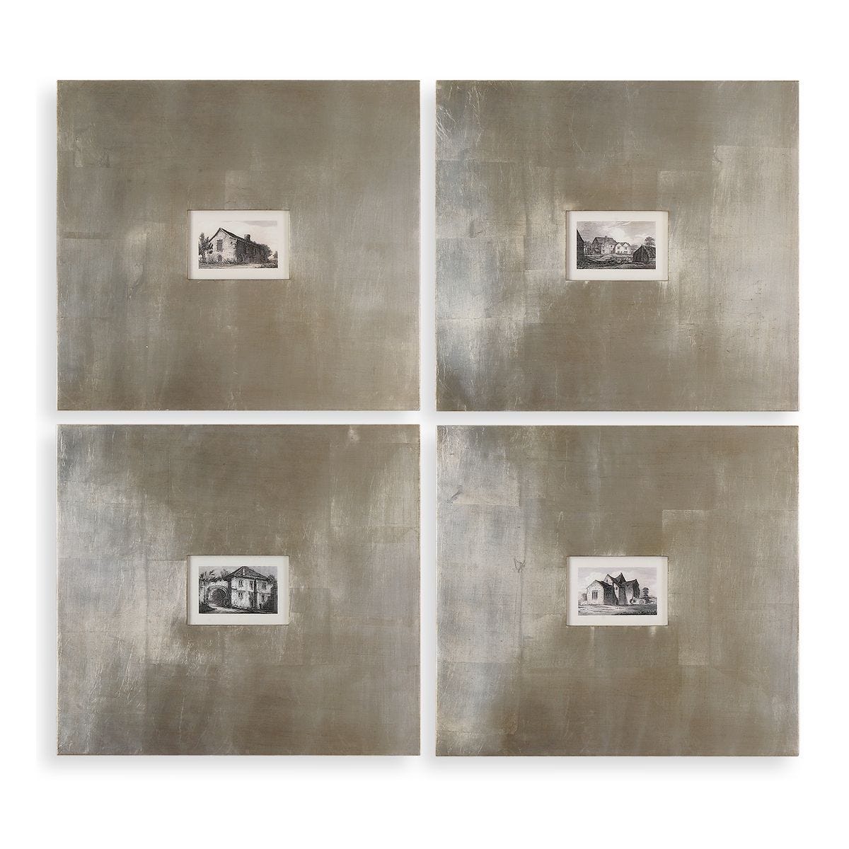 Historical Buildings Framed Prints, S/4 – Art by Uttermost | Sutter & Vale