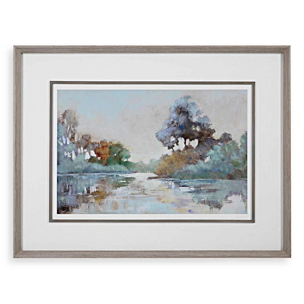 Morning Lake Framed Print – Art by Uttermost | Sutter & Vale