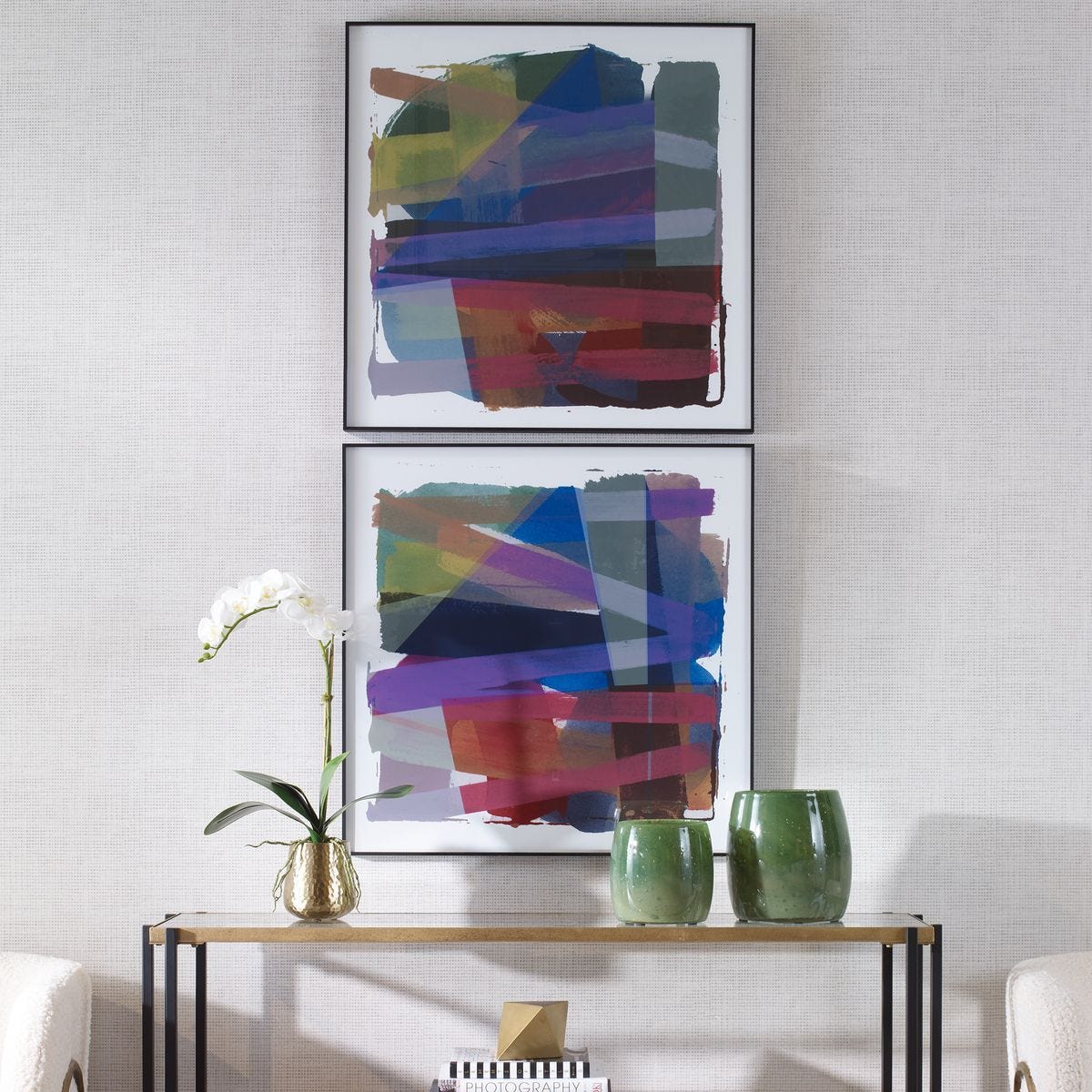 Vivacious Framed Prints, S/2 – Art by Uttermost | Sutter & Vale
