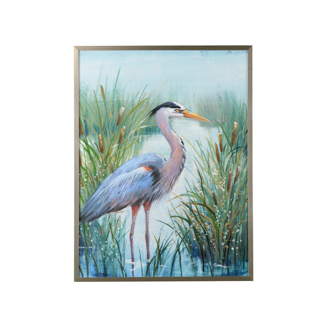 Marsh Heron I in 49.75h x 37.75w x 2d / Canvas - Chelsea House