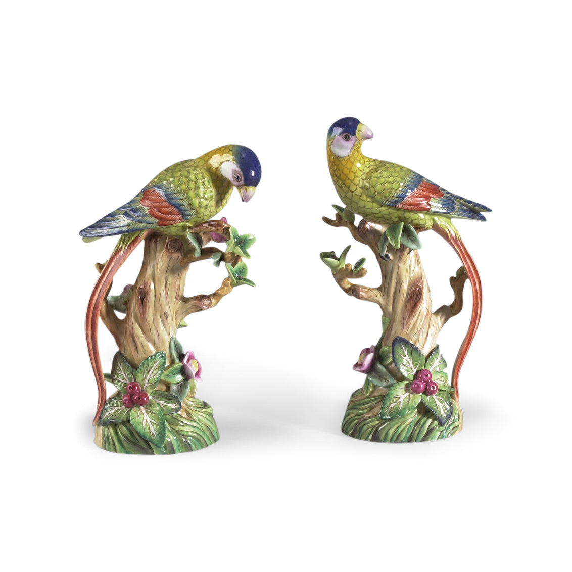Parrot/Fruit Tree (Pr) in 12 / Porcelain - Chelsea House