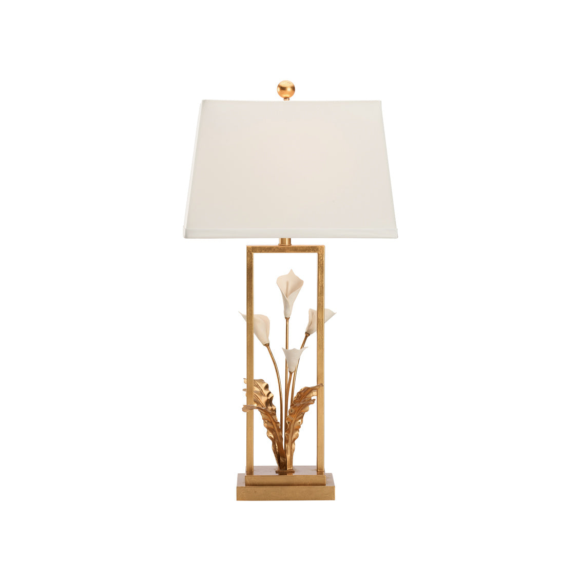 Cain Calla Lily Lamp in 34.5 / Metal - Chelsea House