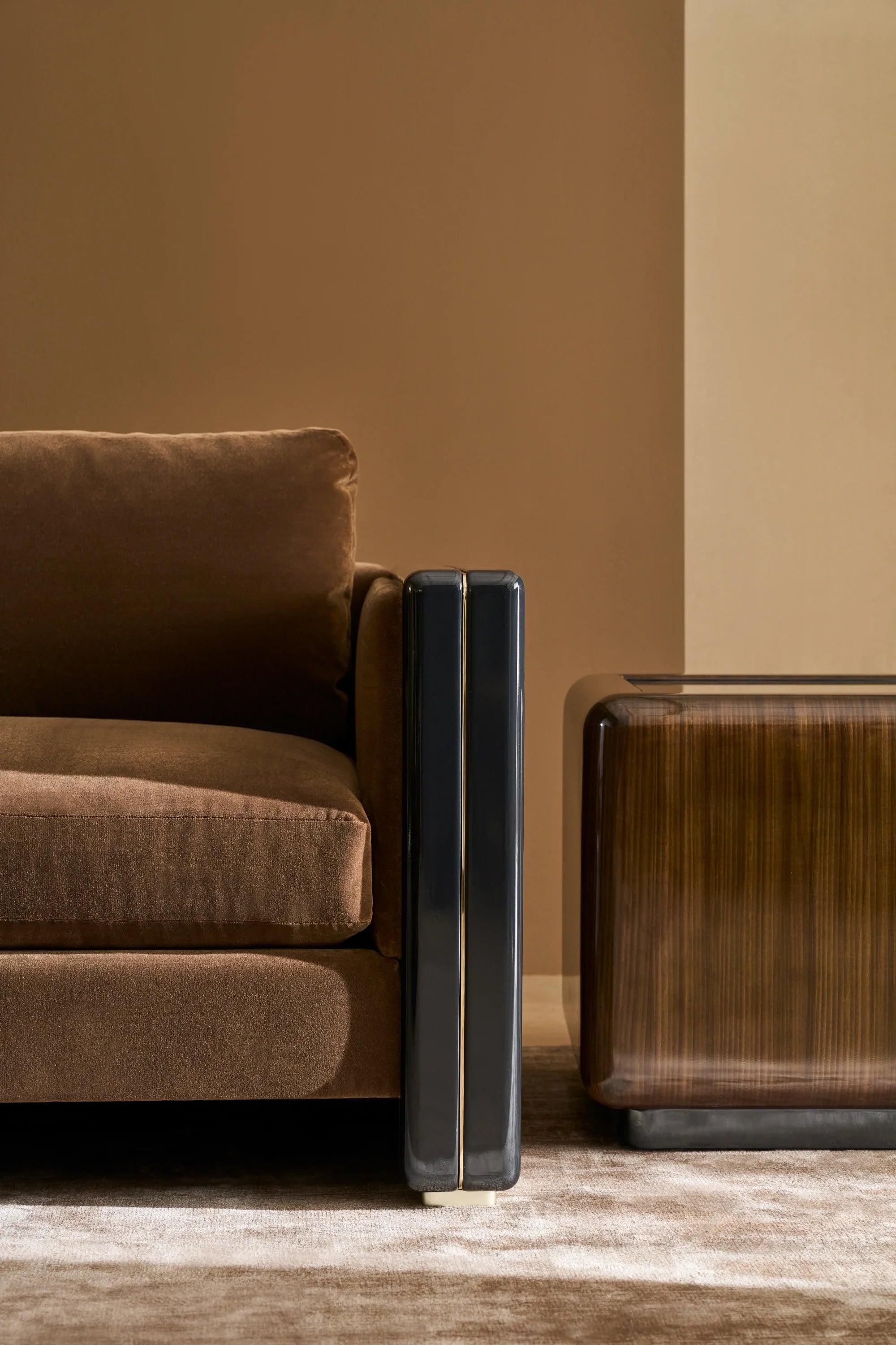 Gelee Square Accent Table - Caramello – Side & End Tables by Caracole | Sutter & Vale