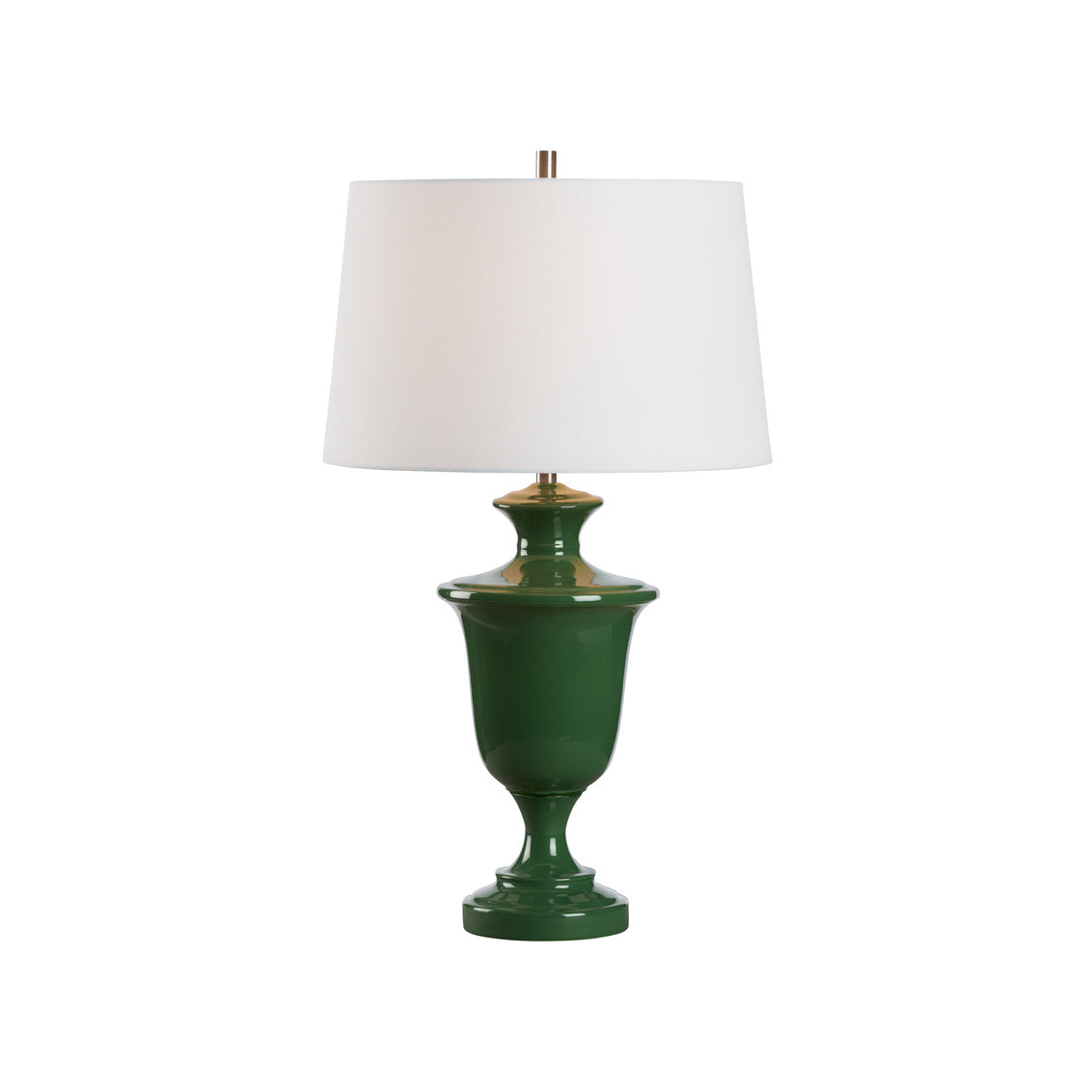 Kilnbourne Lamp - Green in 28 / Ceramic/Porcelain - Chelsea House