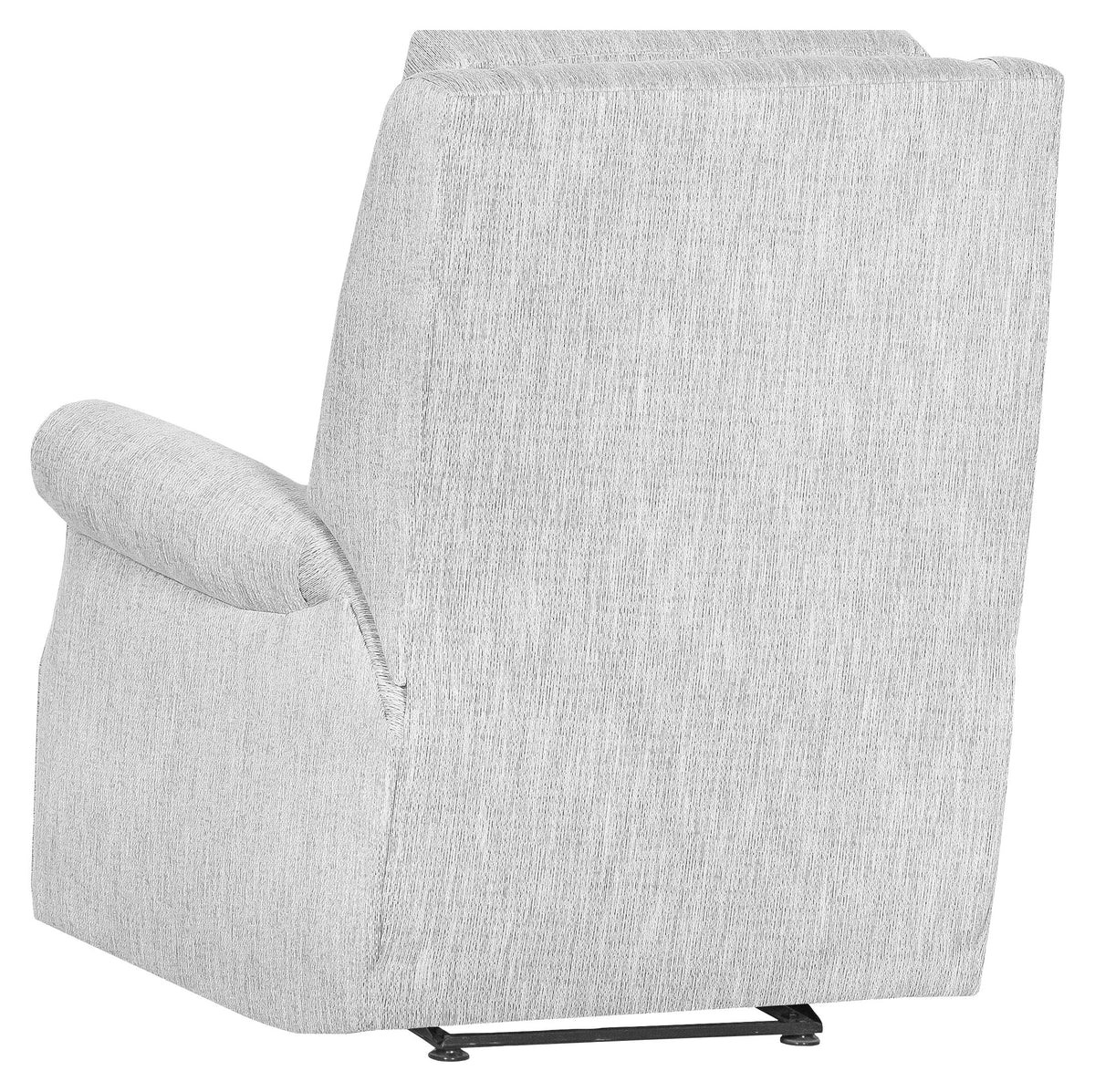 Roll Arm Leather Manual Wall Hugger Recliner (L-456Z-MR) - Fairfield Chair