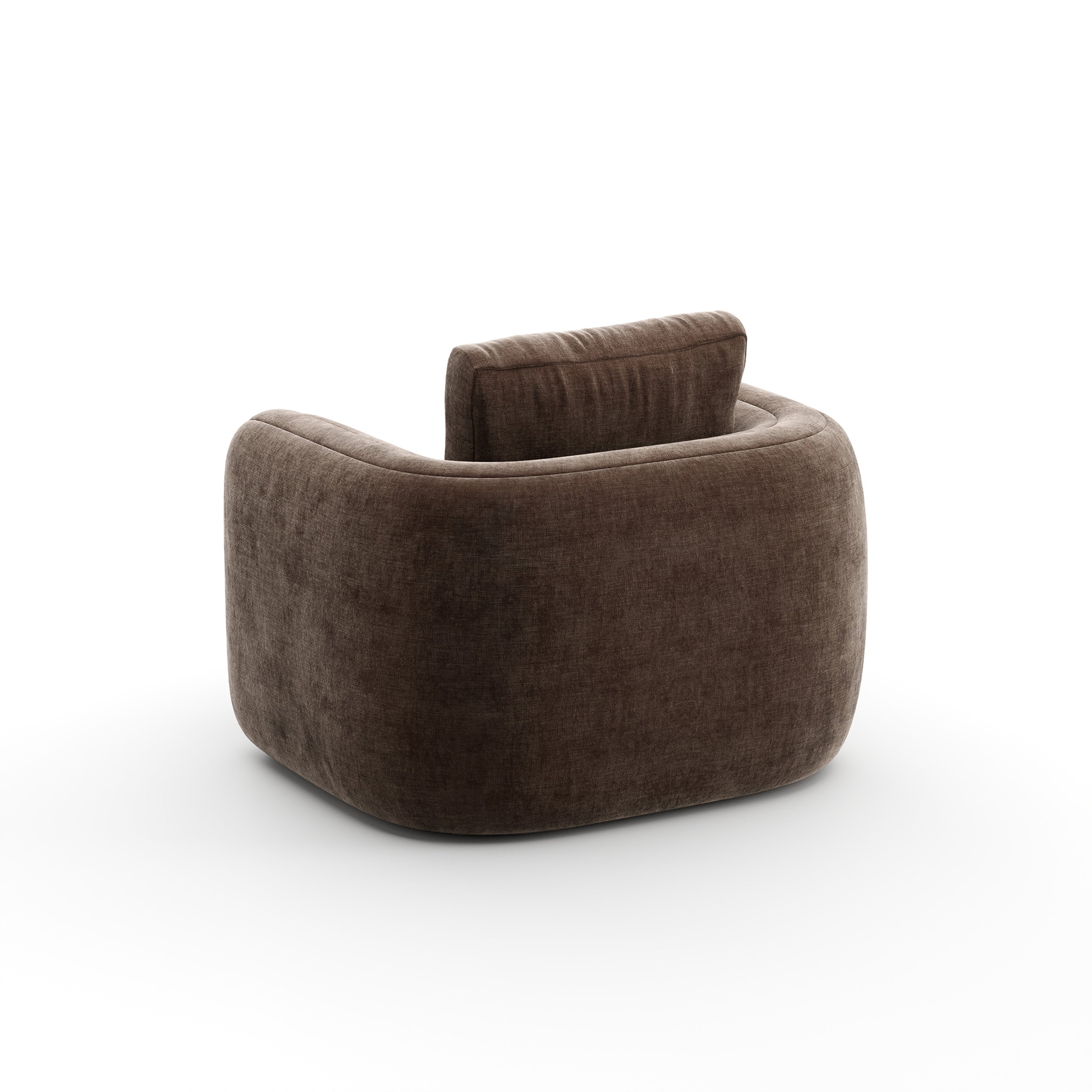 Overlap Chair Dark Taupe – Accent Chairs by Caracole | Sutter & Vale