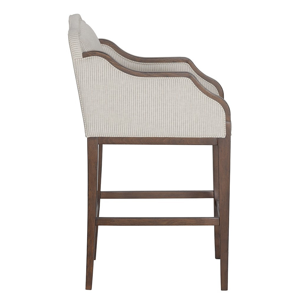 Anderson Arm Bar Stool with Pull (4605-06-P) - Fairfield Chair