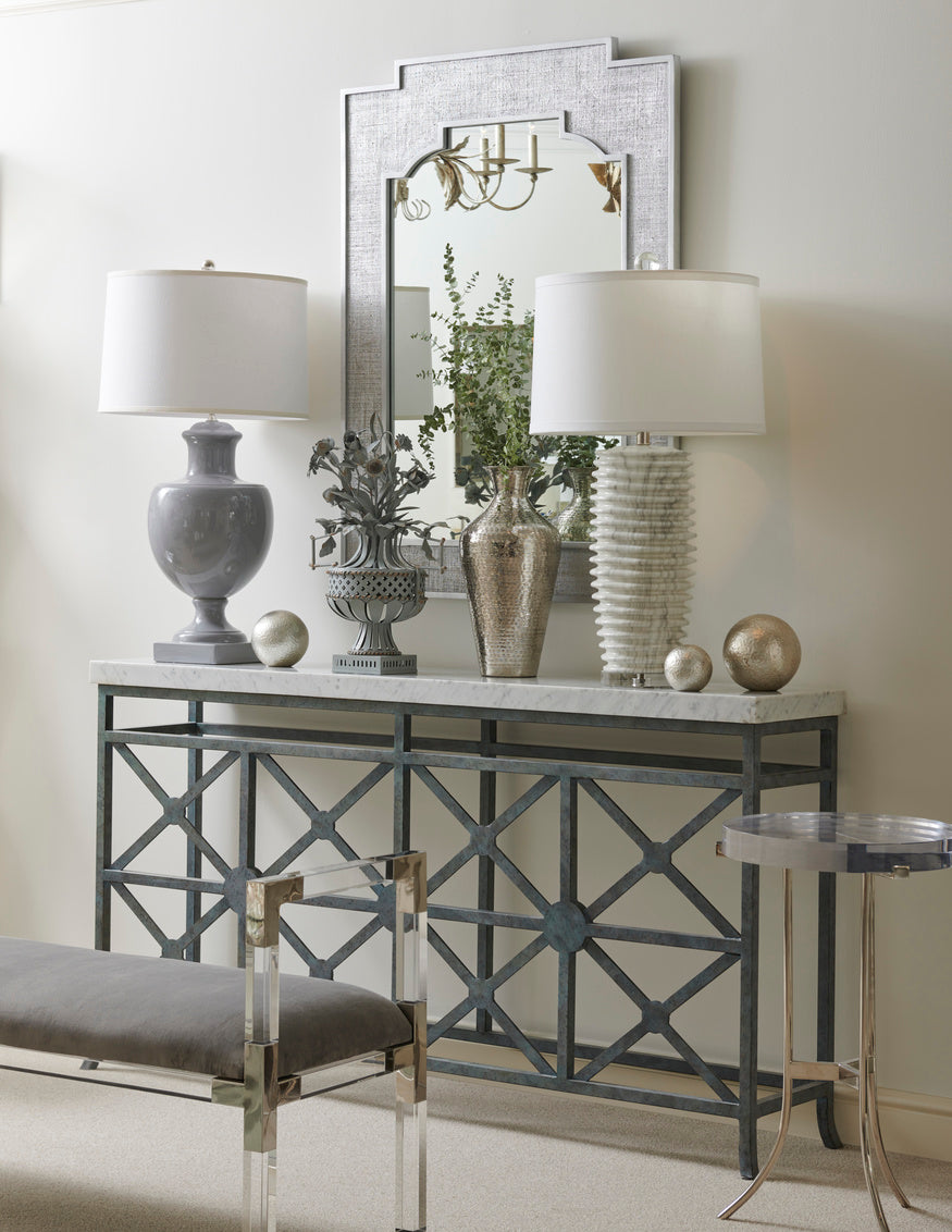 Colorado Lamp - Marblized in 33.5 / Ceramic/Porcelain - Chelsea House