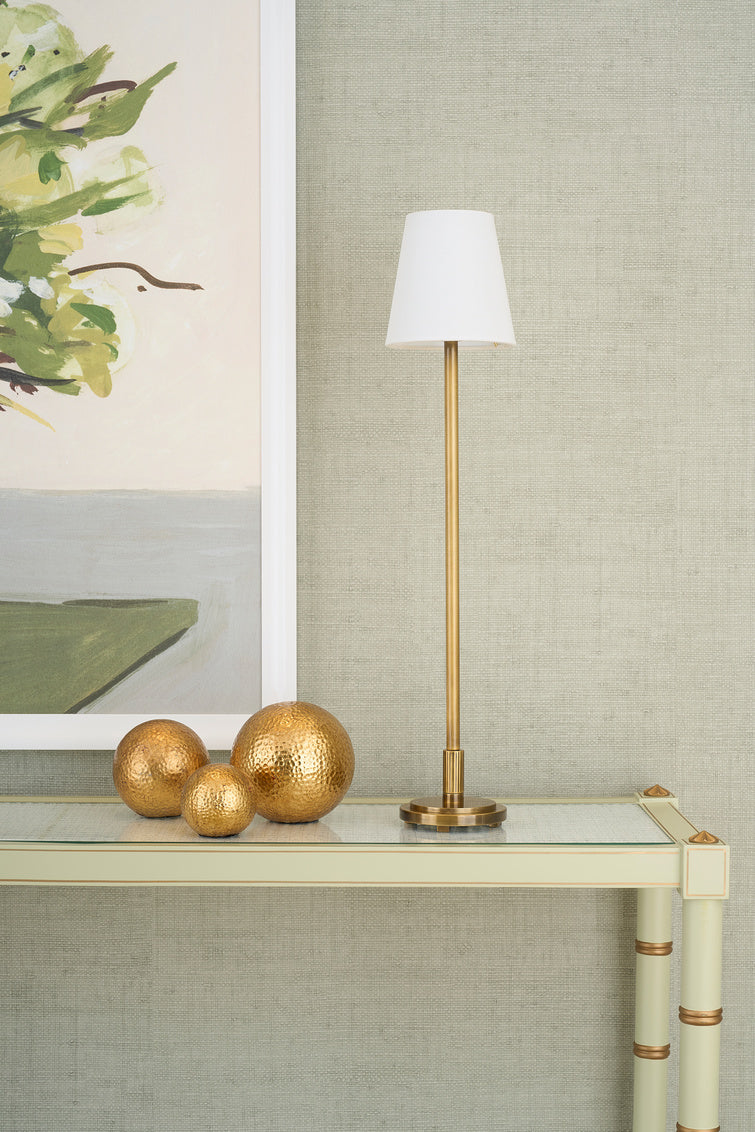 Underwood Buffet Lamp - Polished Nickel in 28 / Metal - Chelsea House