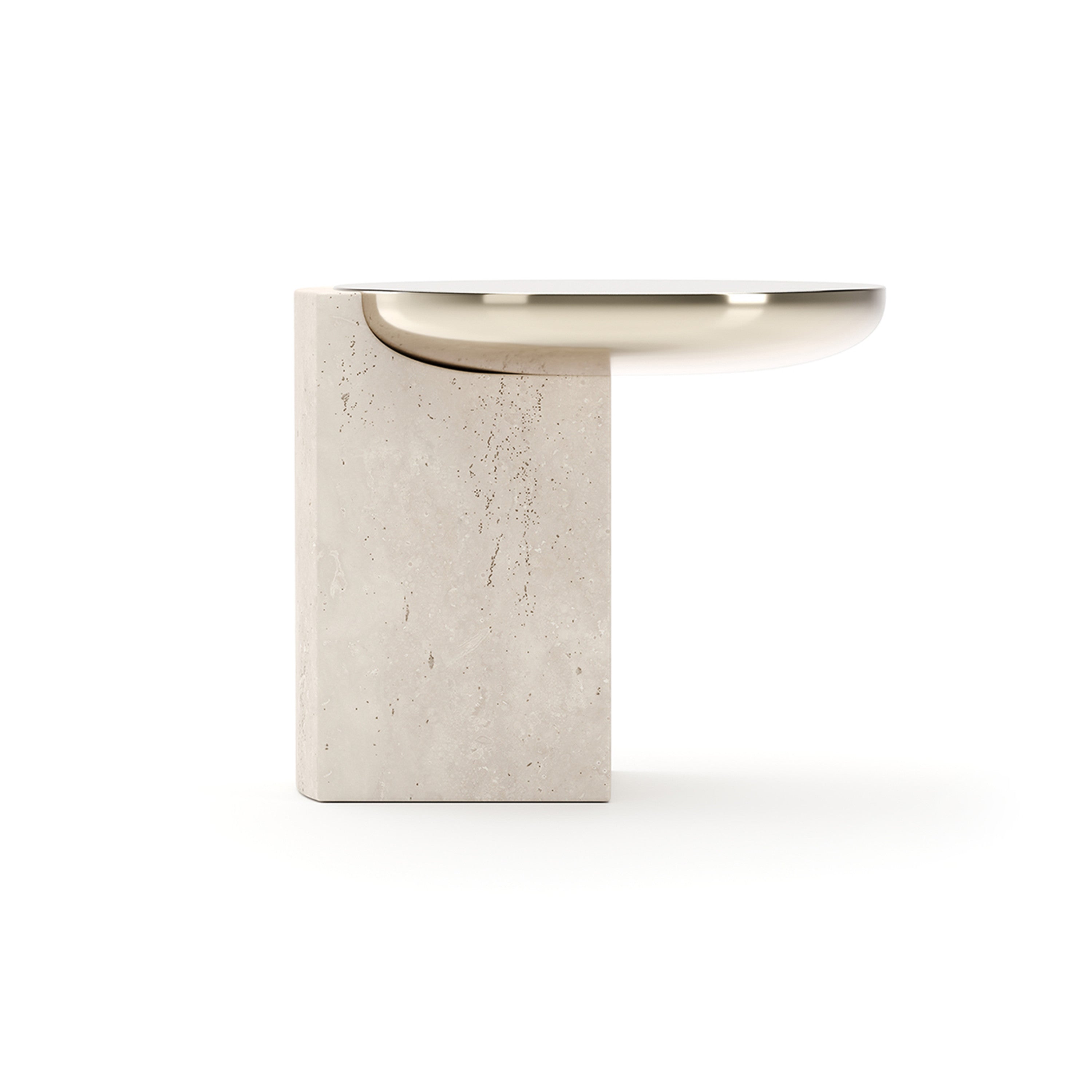 Overlap Round Side Table Light – Side & End Tables by Caracole | Sutter & Vale